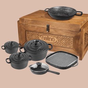 کشف قابلمه چدنی نالینو متعلق به دوره ناصرالدین شاه در اصفهان